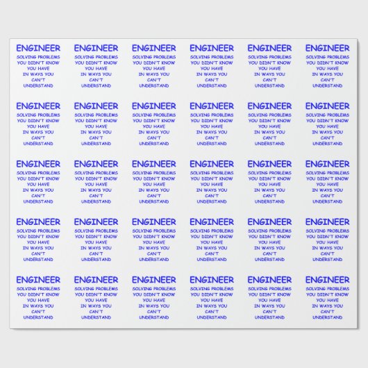 ingenieur cadeaupapier (Vlak)