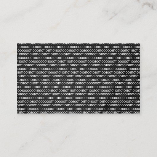 Ingenieur | Codeur programmeur Visitekaartje (Achterkant)