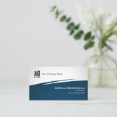 Ingenieur Computer Technisch Professioneel Zig Zag Visitekaartje (Staand voorkant)