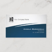 Ingenieur Computer Technisch Professioneel Zig Zag Visitekaartje (Voorkant)