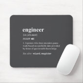 Ingenieur Definitie Grappig Engineering Mechanisch Muismat (Met muis)