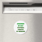 Ingenieur door Dag Football Fanatic door Weekend Magneet (Insitu (Vaatwasser))