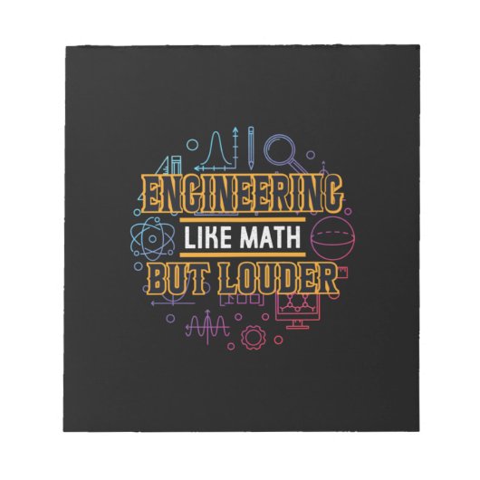 Ingenieur Engineering Lekt Wiskunde Notitieblok (Voorkant)