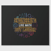 Ingenieur Engineering Liefst Wiskunde Cadeaupapier (Vlak)