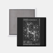 Ingenieur Engineering Monogram Initiaal Catal Lett Magneet (Voorkant / Achterkant)
