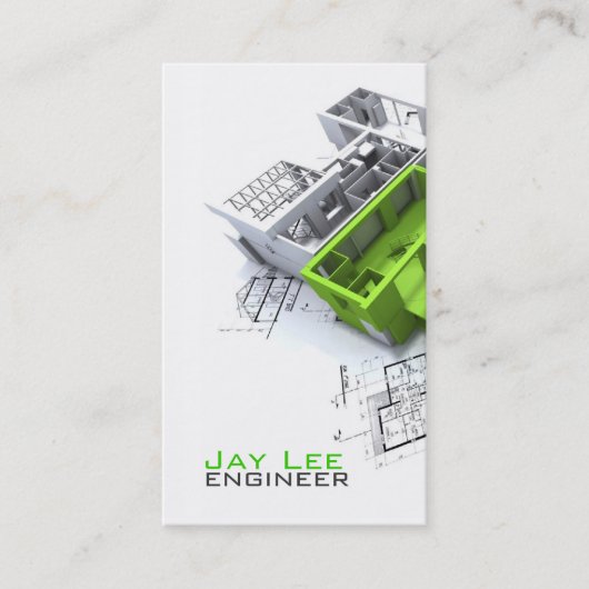 Ingenieur, Engineering Visitekaartje (Voorkant)