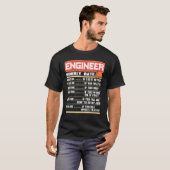 Ingenieur - Enigineer Uourly Rate T-shirt (Voorkant volledig)