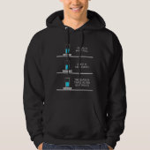 Ingenieur Glass Half volledig: Funny Engineering J Hoodie (Voorkant)