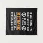 Ingenieur Hire A Good Mechanic Engineer Wandkleed (Voorkant (horizontaal))