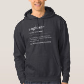 Ingenieur Humor Nerdy Definition Funny Engineering Hoodie (Voorkant)
