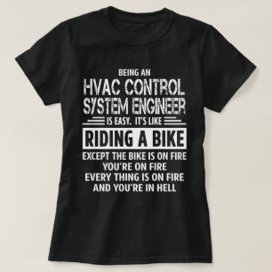 Ingenieur HVAC-regelsysteem T-shirt