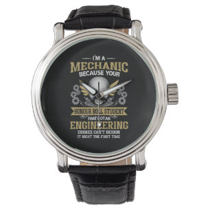 Ingenieur ik ben een mechanische ingenieur horloge