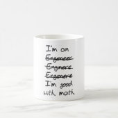 Ingenieur. Ik ben goed met Wiskunde Koffiemok (Center)