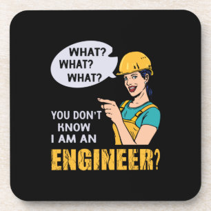 Ingenieur ik ben ingenieur bier onderzetter