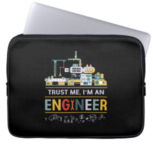 Ingenieur ik ben ingenieur laptop sleeve