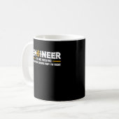Ingenieur ik ben niet bezig met Funny Engineering. Koffiemok (Voorkant links)