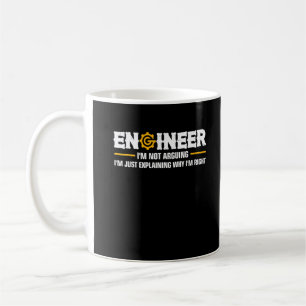 Ingenieur ik ben niet bezig met Funny Engineering. Koffiemok