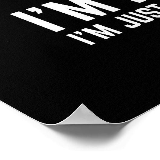 Ingenieur ik ben niet bezig met Funny Engineering. Poster (Hoek)