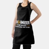 Ingenieur ik ben niet bezig met Funny Engineering. Schort (Insitu)