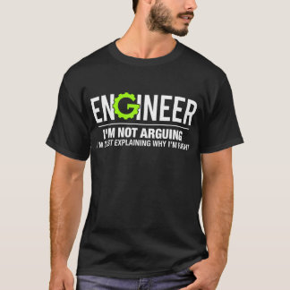 Ingenieur ik ben niet bezig met Funny Engineering  T-shirt