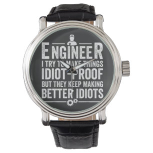 Ingenieur ik probeer dingen IdiotProof te maken Horloge