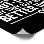 Ingenieur ik probeer dingen IdiotProof te maken Poster (Hoek)