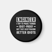 Ingenieur ik probeer dingen te bewijzen, maar ze magneet (Voorkant)