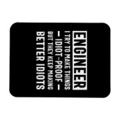 Ingenieur ik probeer dingen te bewijzen, maar ze magneet (Horizontaal)