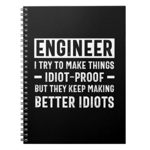 Ingenieur ik probeer dingen te bewijzen, maar ze notitieboek
