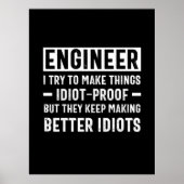 Ingenieur ik probeer dingen te bewijzen, maar ze poster (Voorkant)
