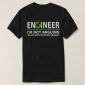 Ingenieur Im die geen Funny Engineering Engineer T-shirt (Design voorkant)