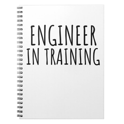 Ingenieur in opleiding notitieboek (Voorkant)