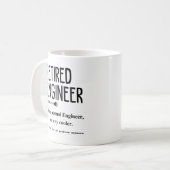 Ingenieur in ruste koffiemok (Voorkant links)