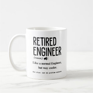 Ingenieur in ruste koffiemok