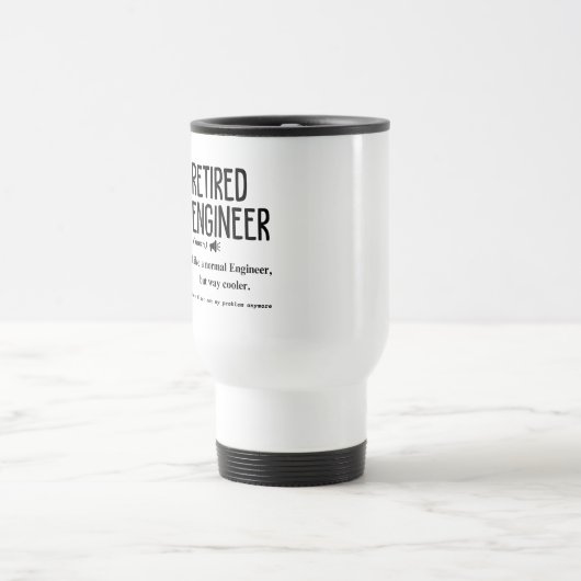 Ingenieur in ruste reisbeker (Center)