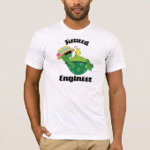 Ingenieur in ruste (schildpad) t-shirt (Voorkant)
