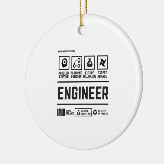 ingenieur keramisch ornament (Links)