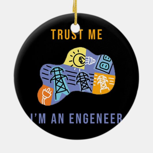 Ingenieur Keramisch Ornament (Achterkant)