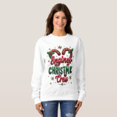 Ingenieur Kerstbemanning - Grappige Retro Vakantie Trui (Voorkant volledig)