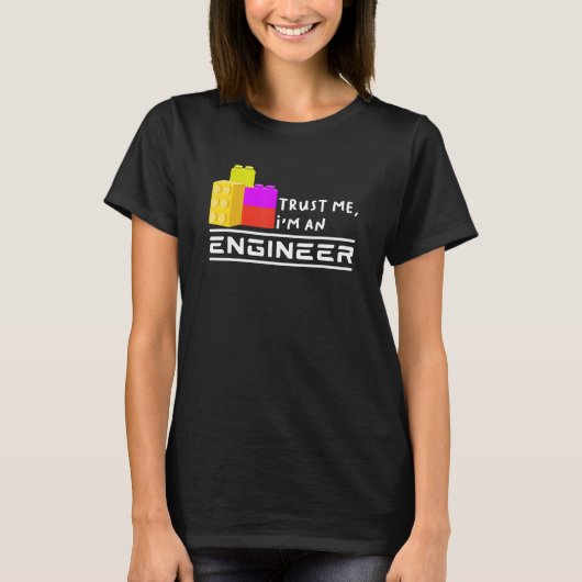 Ingenieur Kinder kinderen Speelgoed Big Building B T-shirt (Voorkant)