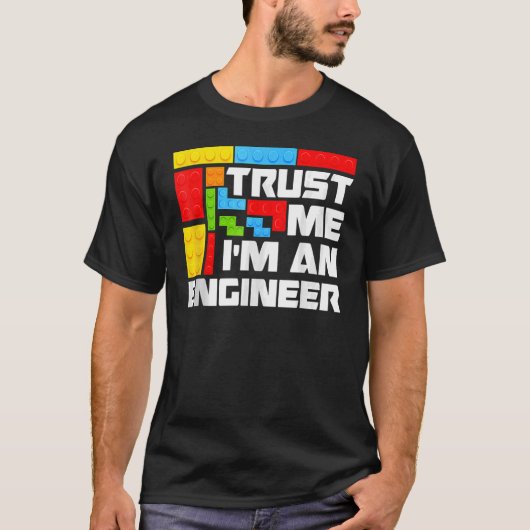 Ingenieur Kinderen Kinder Speelgoed Big Building B T-shirt (Voorkant)