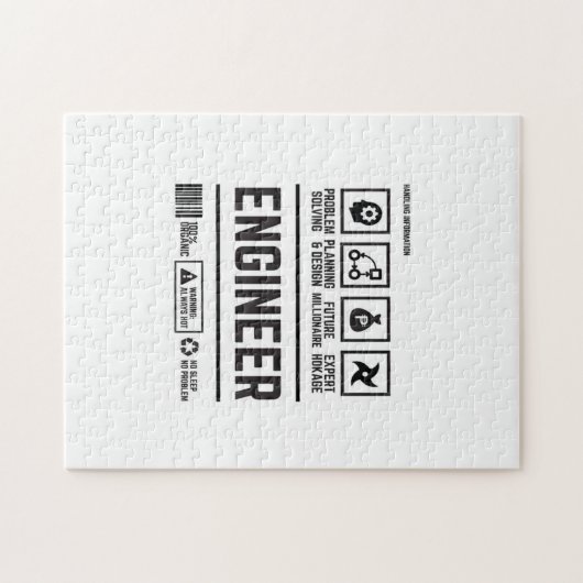 ingenieur legpuzzel (Horizontaal)