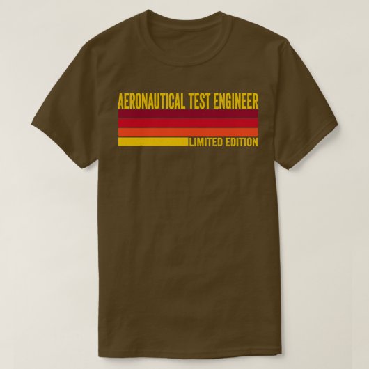 Ingenieur luchtvaarttests t-shirt (Design voorkant)