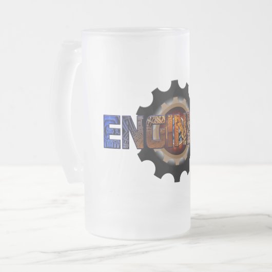 Ingenieur Matglas Bierpul (Voorkant links)