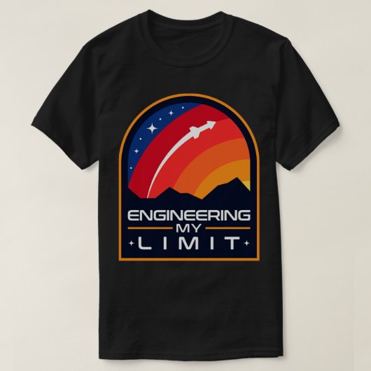 Ingenieur mijn limiet t-shirt (Design voorkant)