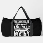 Ingenieur Overdag Gamer 's Nachts Plunjezak (Voorkant)