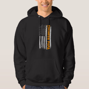Ingenieur Papa Amerikaanse vlag Vaderdag Hoodie