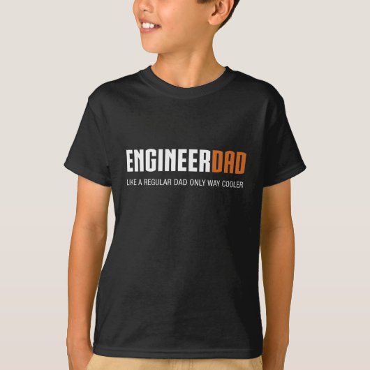 Ingenieur Papa Grappig Schattige Vaderdag Gift T-shirt (Voorkant)