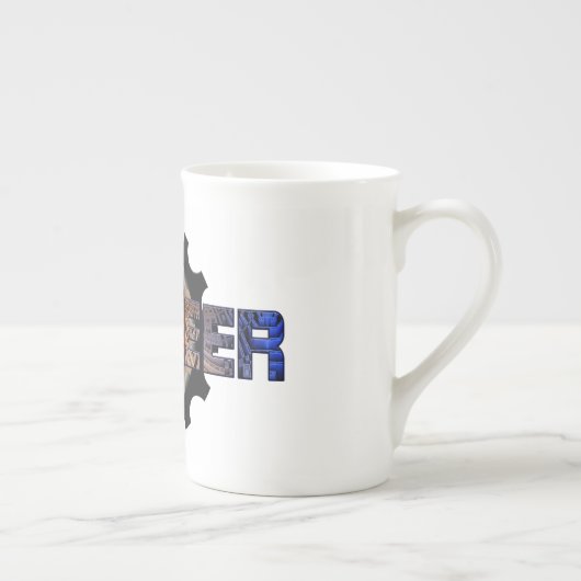 Ingenieur Porselein Kop (Rechts)