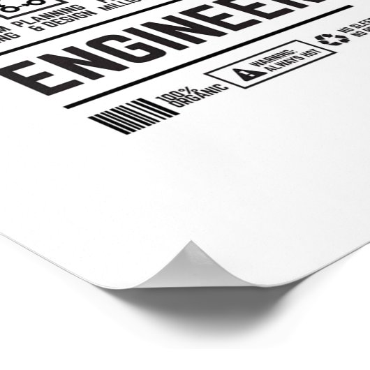 ingenieur poster (Hoek)